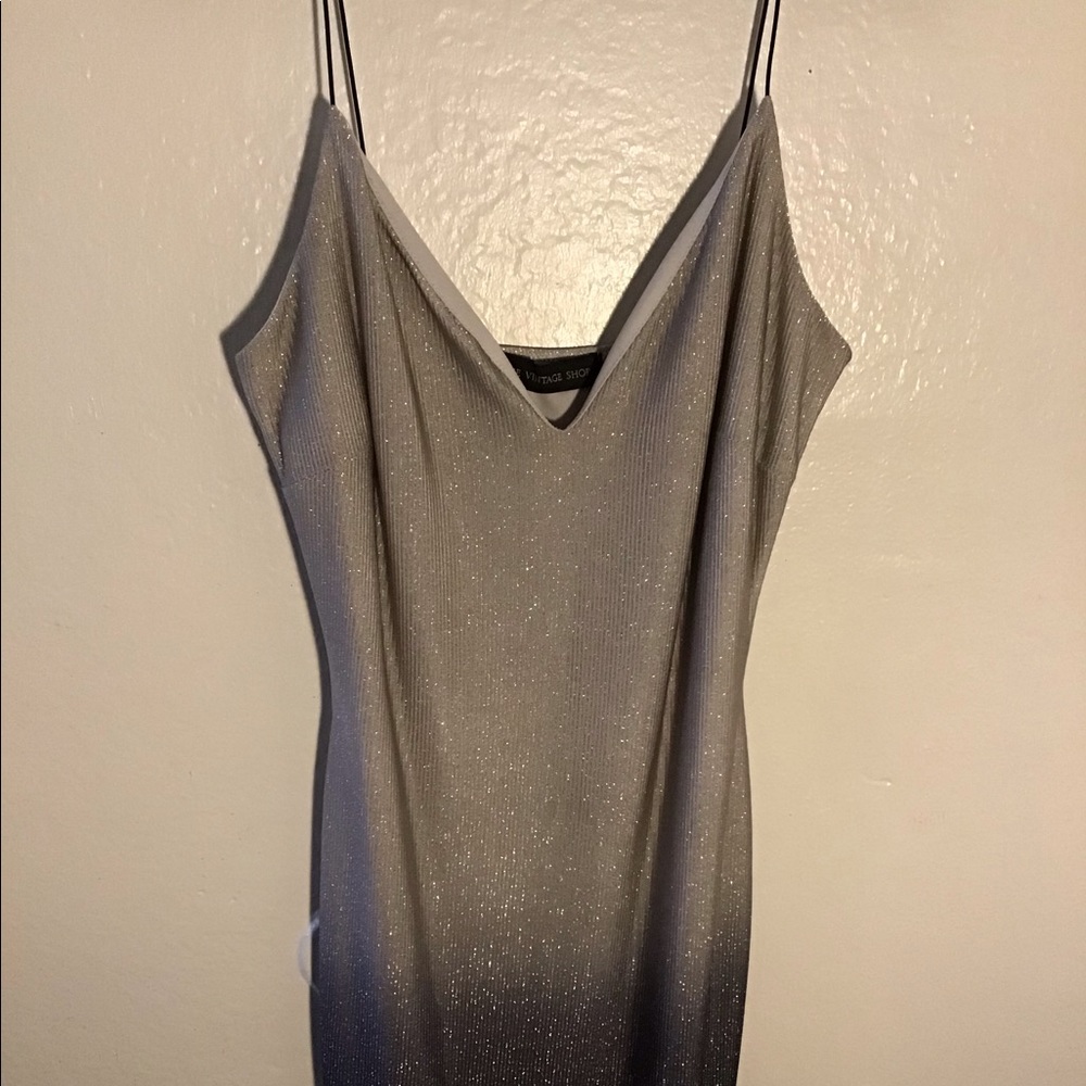 Black/Gray Ombré - Cocktail Dress - Large